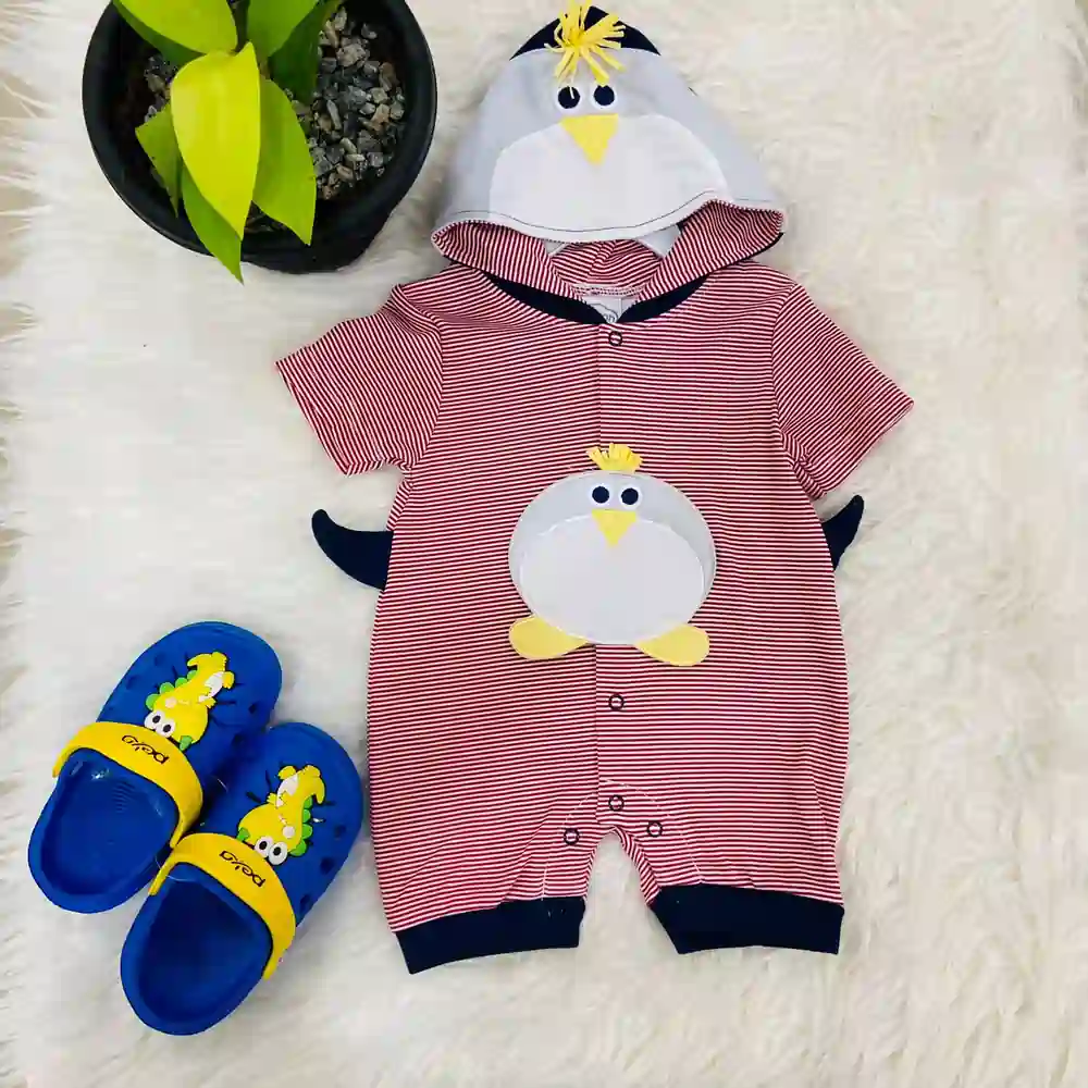 Romper Hoodie Penguin