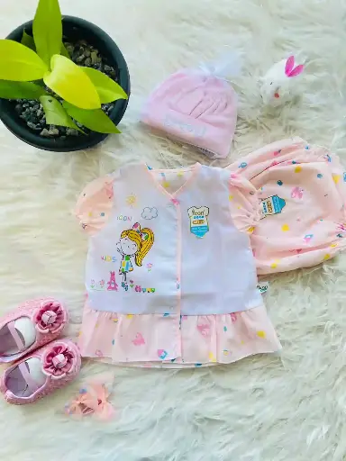 [DH2402THLWEI02030] Baby Shirt/Panty Set