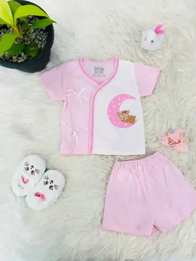 [DH2402THLWEI02047] Newborn Baby Short Set